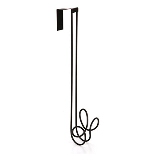 Algopix Similar Product 10 - Darice Wire Wreath Hanger  Black