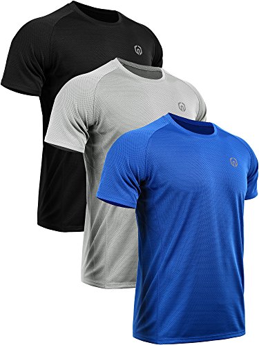 Algopix Similar Product 18 - NELEUS Mens Dry Fit Mesh Athletic
