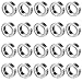 Algopix Similar Product 12 - uxcell 20pcs MR106ZZ 6mmx10mmx3mm