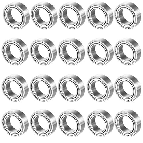Algopix Similar Product 13 - uxcell 20pcs MR106ZZ 6mmx10mmx3mm