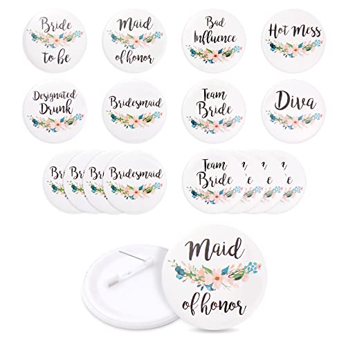 Algopix Similar Product 8 - 16 Pack  Bridal Party Pins  Wedding
