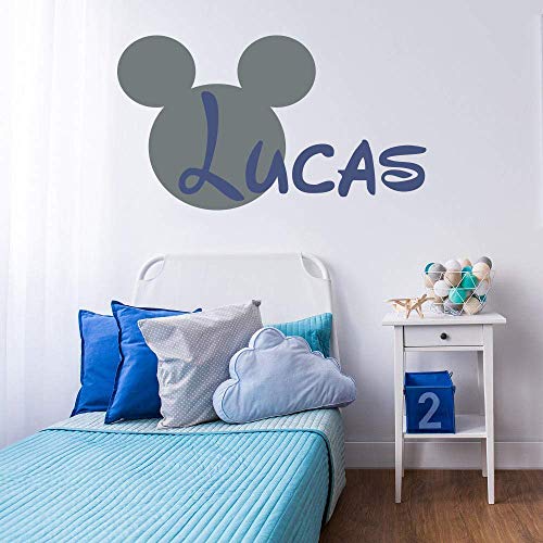 Algopix Similar Product 15 - Mickey Mouse Wall Decal Name Boy