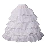 Algopix Similar Product 3 - GRACEART 4Loops Crinoline Underskirt