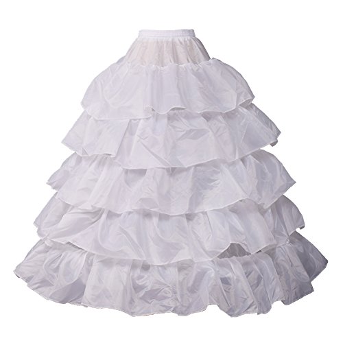 Algopix Similar Product 10 - GRACEART 4Loops Crinoline Underskirt