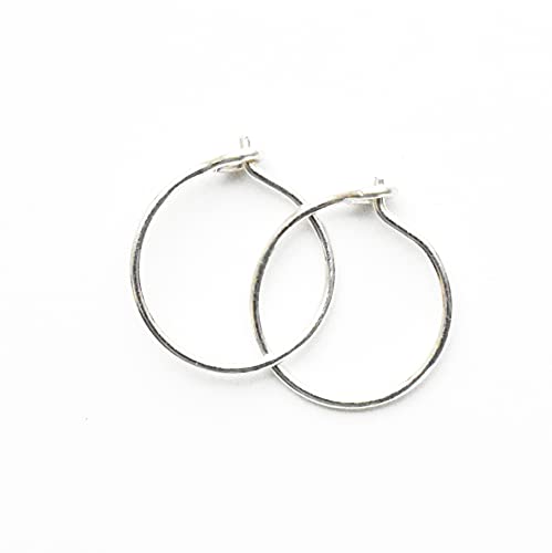Algopix Similar Product 10 - Minimalist Little Hoop Earrings Solid