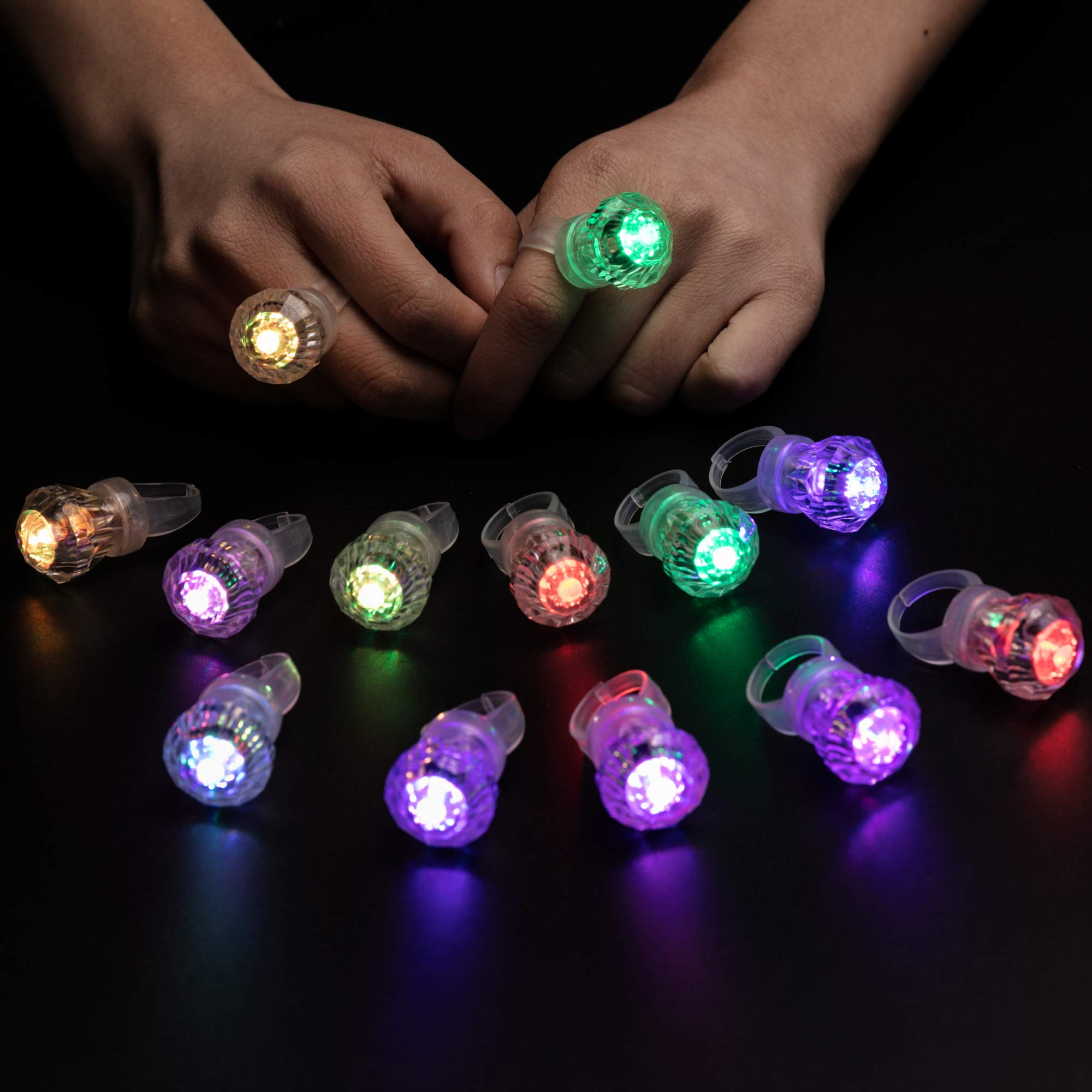 Algopix Similar Product 9 - Midafon 60 Pack Glow Rings  LED Light