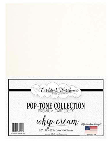 Algopix Similar Product 6 - Whip Cream White Cardstock Paper  85