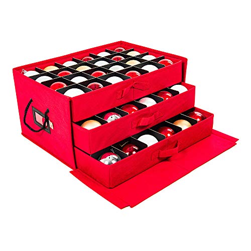 Algopix Similar Product 2 - Christmas Ornament Storage Box with