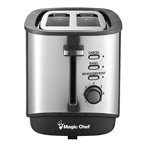 Algopix Similar Product 2 - Magic Chef MCST2SS 2Slice Toaster