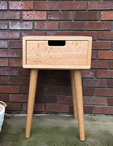 Algopix Similar Product 14 - Nightstand Wood Modern with Drawer by