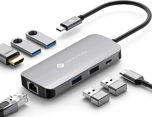 Algopix Similar Product 12 - NOVOO USB C HUB Docking Station (5 hub)