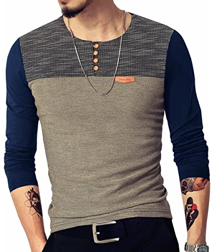 Algopix Similar Product 11 - LOGEEYAR Mens Summer Slim Fitted Casual