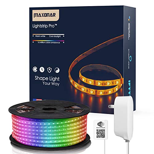Algopix Similar Product 16 - Maxonar LED Strip Lights Works with