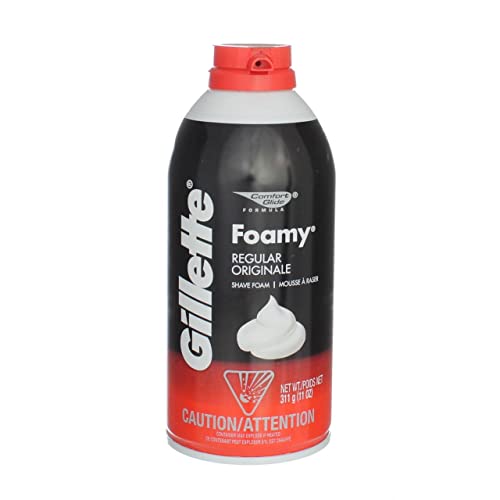 Algopix Similar Product 19 - Gillette Foamy Shaving Cream Regular 