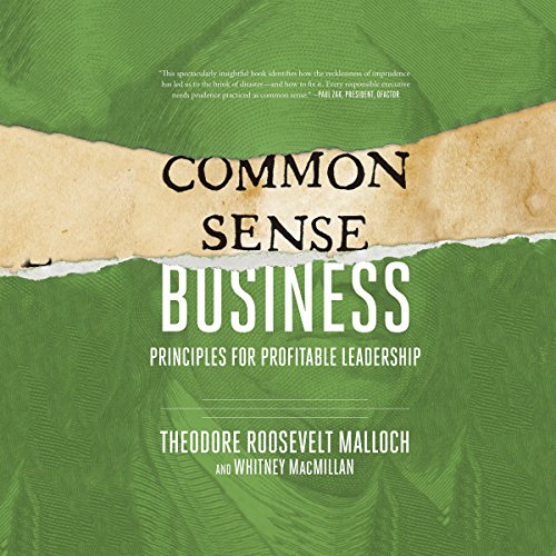Algopix Similar Product 8 - CommonSense Business Principles for
