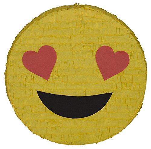 Algopix Similar Product 5 - Fiesta Pinata Heart Eyes Emoji Pinata