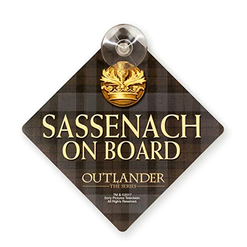 Algopix Similar Product 14 - Outlander Sassenach Car Window Sign 