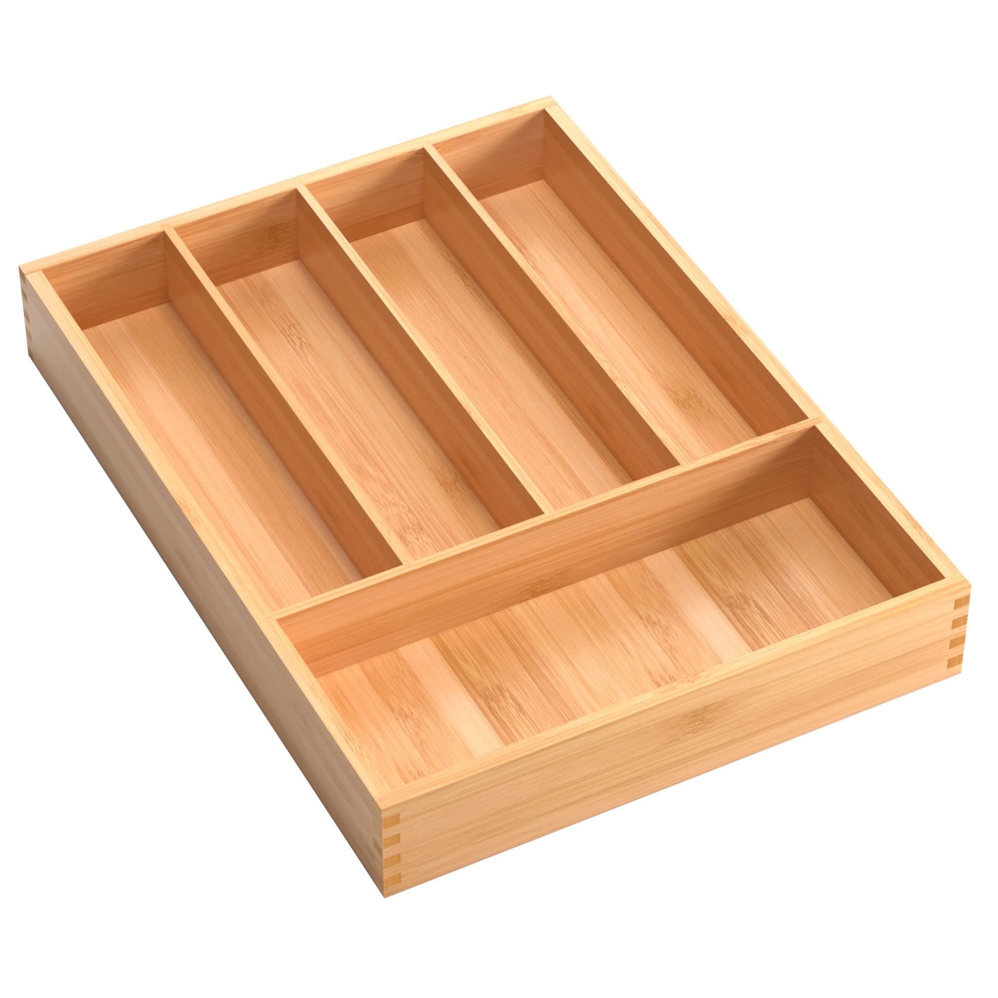 Algopix Similar Product 4 - Bamboo Cutlery Tray Kitchen Utensil
