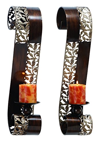 Algopix Similar Product 5 - Benzara Metal Sconce 21 by 4Inch Set