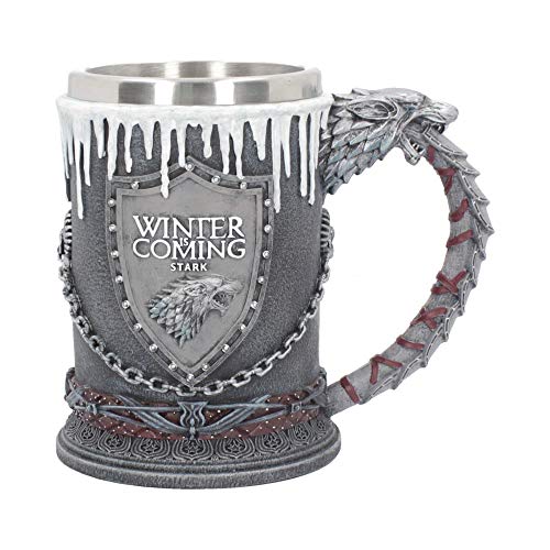 Algopix Similar Product 8 - Nemesis Now House Stark Tankard Game of