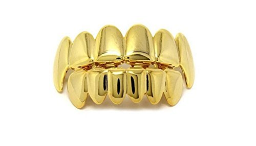Algopix Similar Product 11 - Lingduan 18K Gold Plated Hip Hop