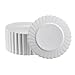 Algopix Similar Product 18 - Premium Hard Plastic Round White Plates