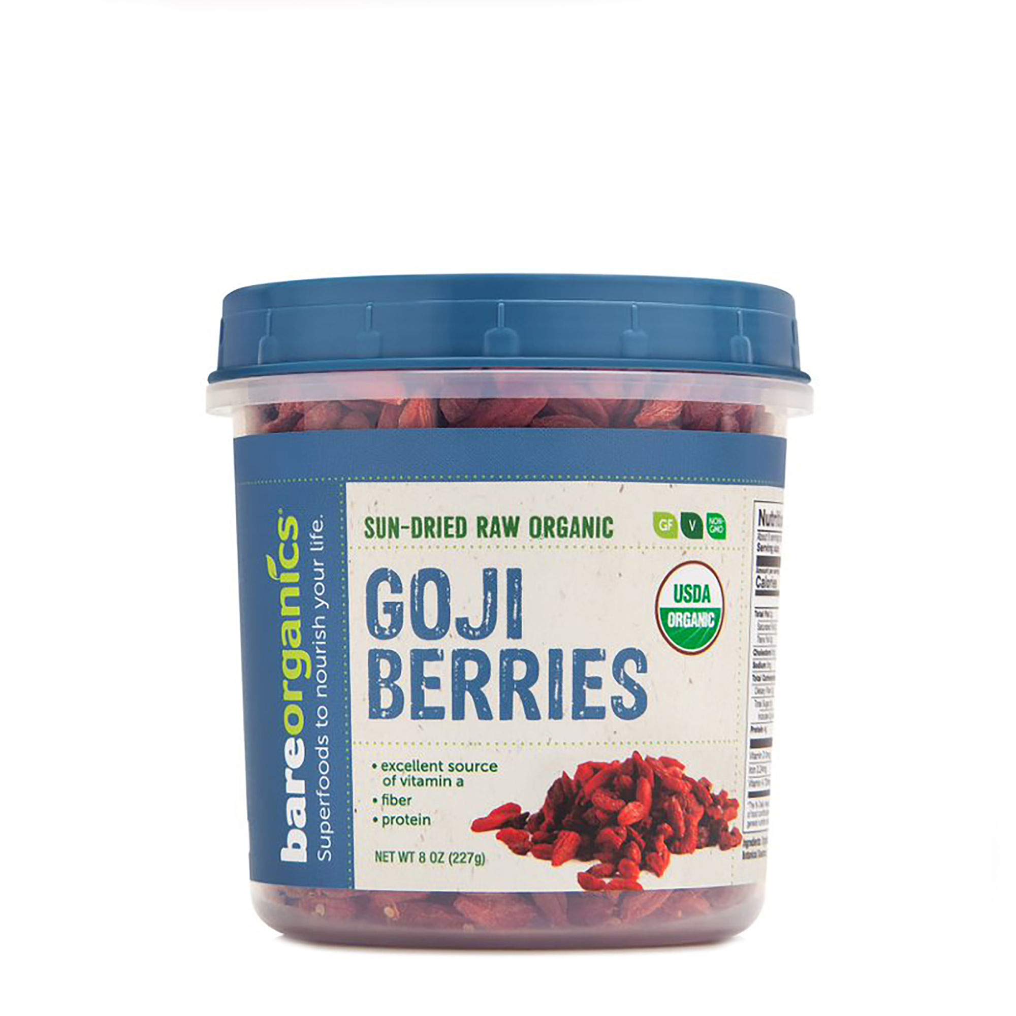 Algopix Similar Product 6 - BareOrganics Sun Dried Goji Berries