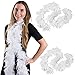 Algopix Similar Product 14 - Feather Boas  2 Pack  White Marabou