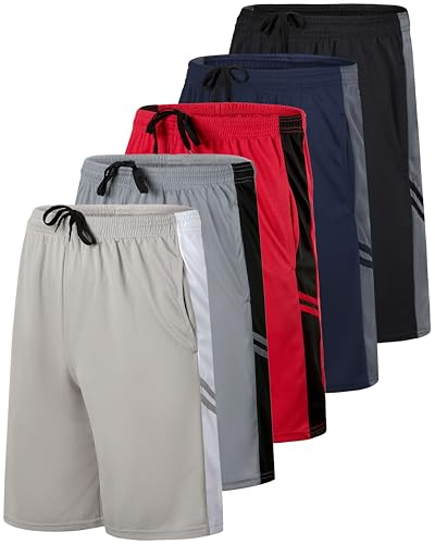 Algopix Similar Product 11 - Real Essentials 5 Pack Mens 9 Mesh
