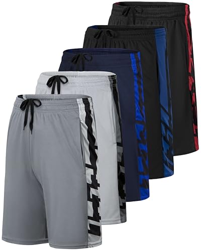 Algopix Similar Product 13 - Real Essentials 5 Pack Mens 9 Mesh