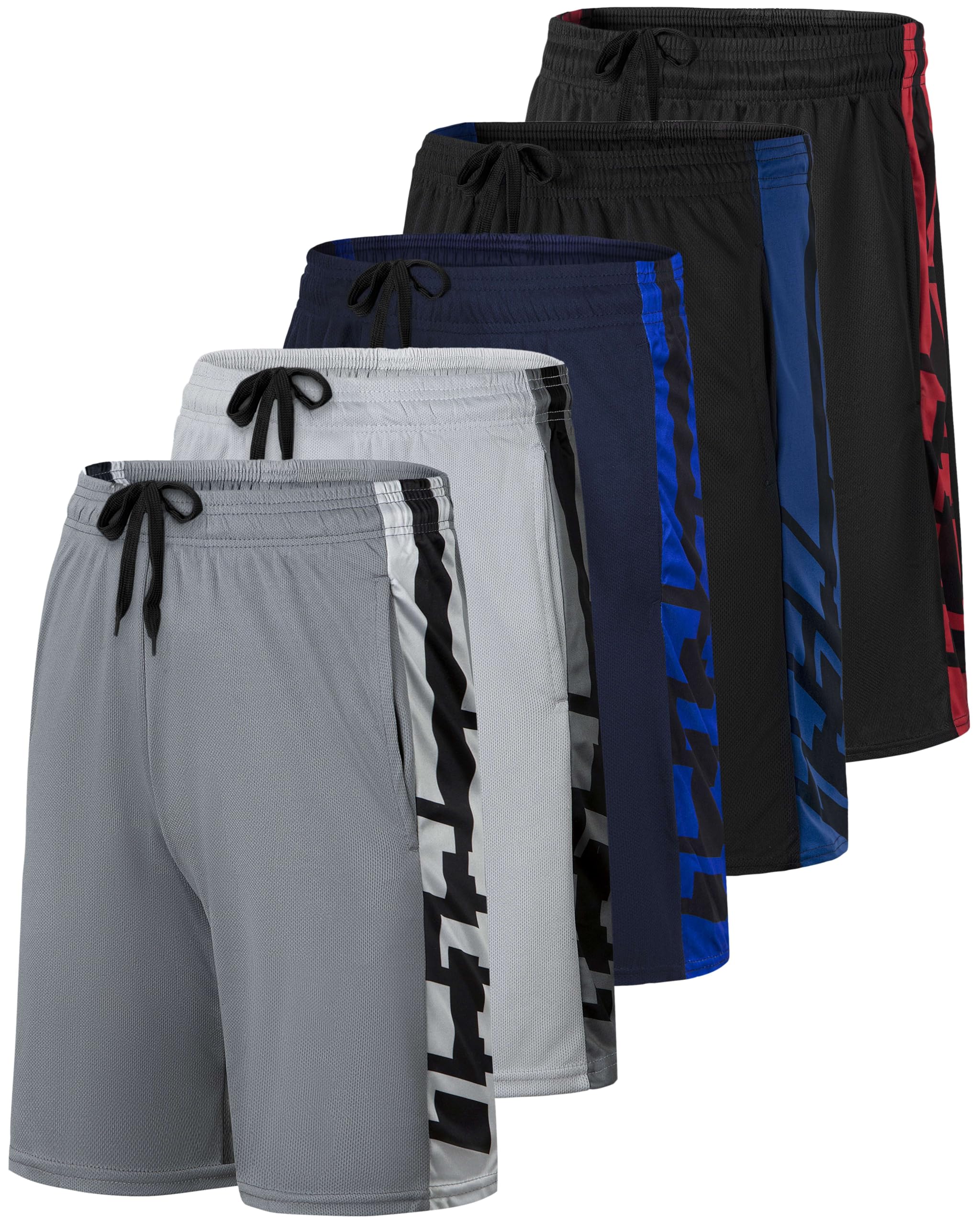 Algopix Similar Product 15 - Real Essentials 5 Pack Mens 9 Mesh