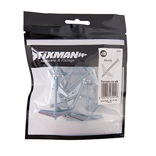 Algopix Similar Product 13 - Fixman 561723 Spring Toggle Fixings M3