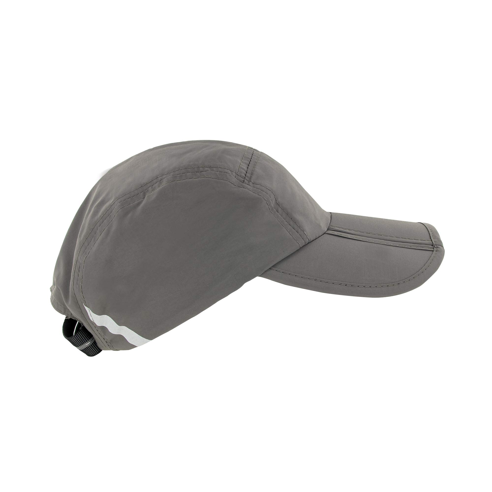 Algopix Similar Product 5 - FitKicks Folding Sun Cap,Gray,One Size