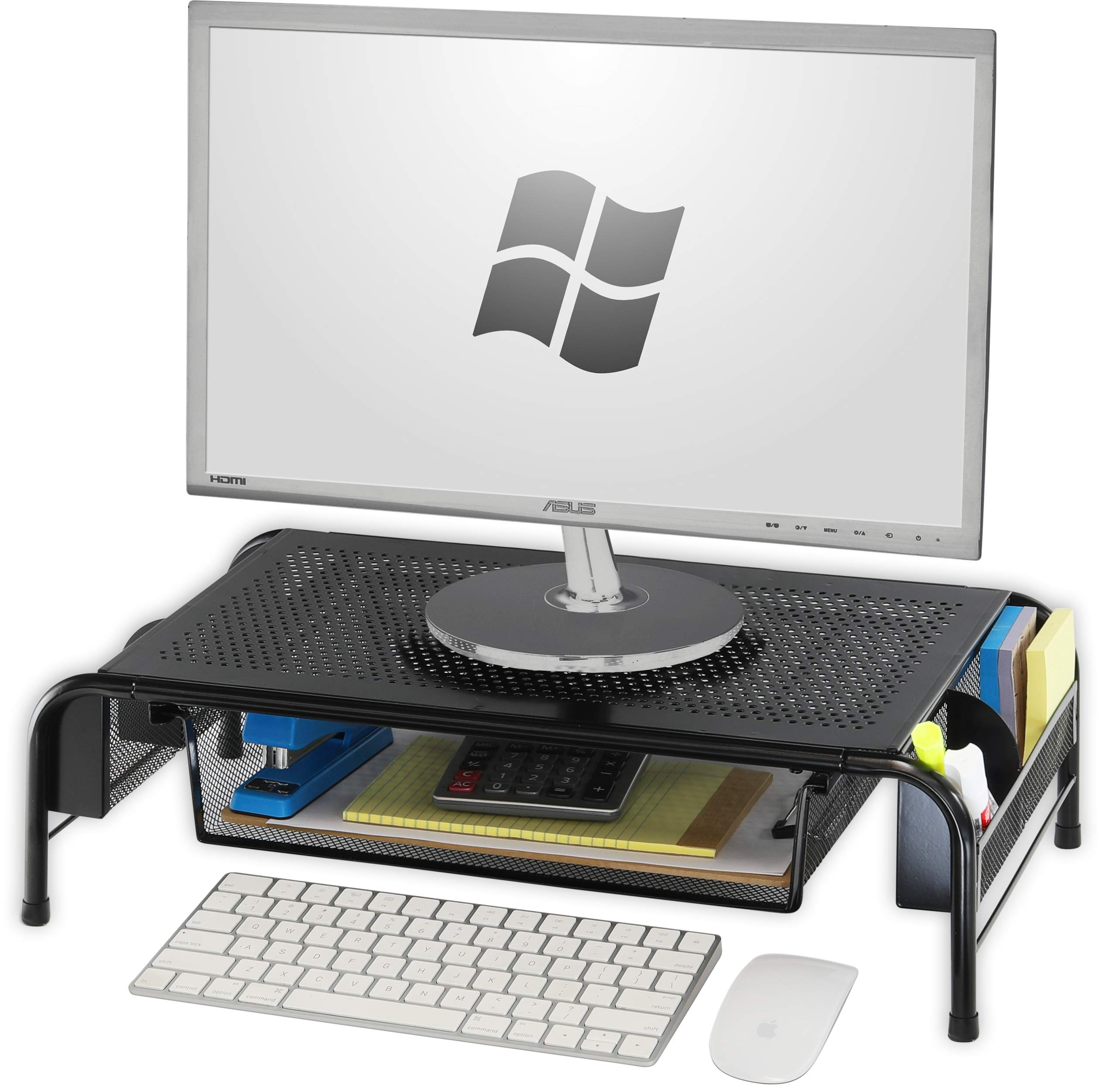 Algopix Similar Product 18 - SimpleHouseware Metal Desk Monitor