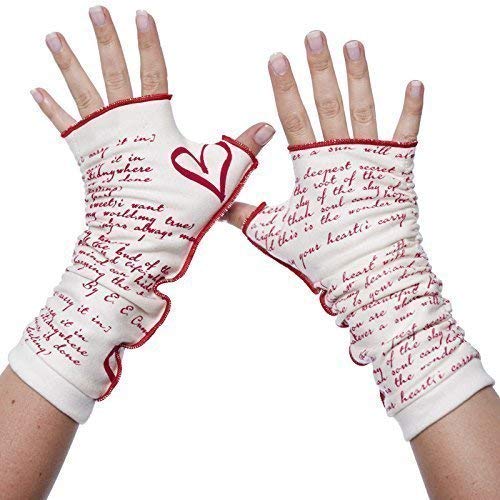 Algopix Similar Product 4 - I Carry Your Heart Writing Gloves