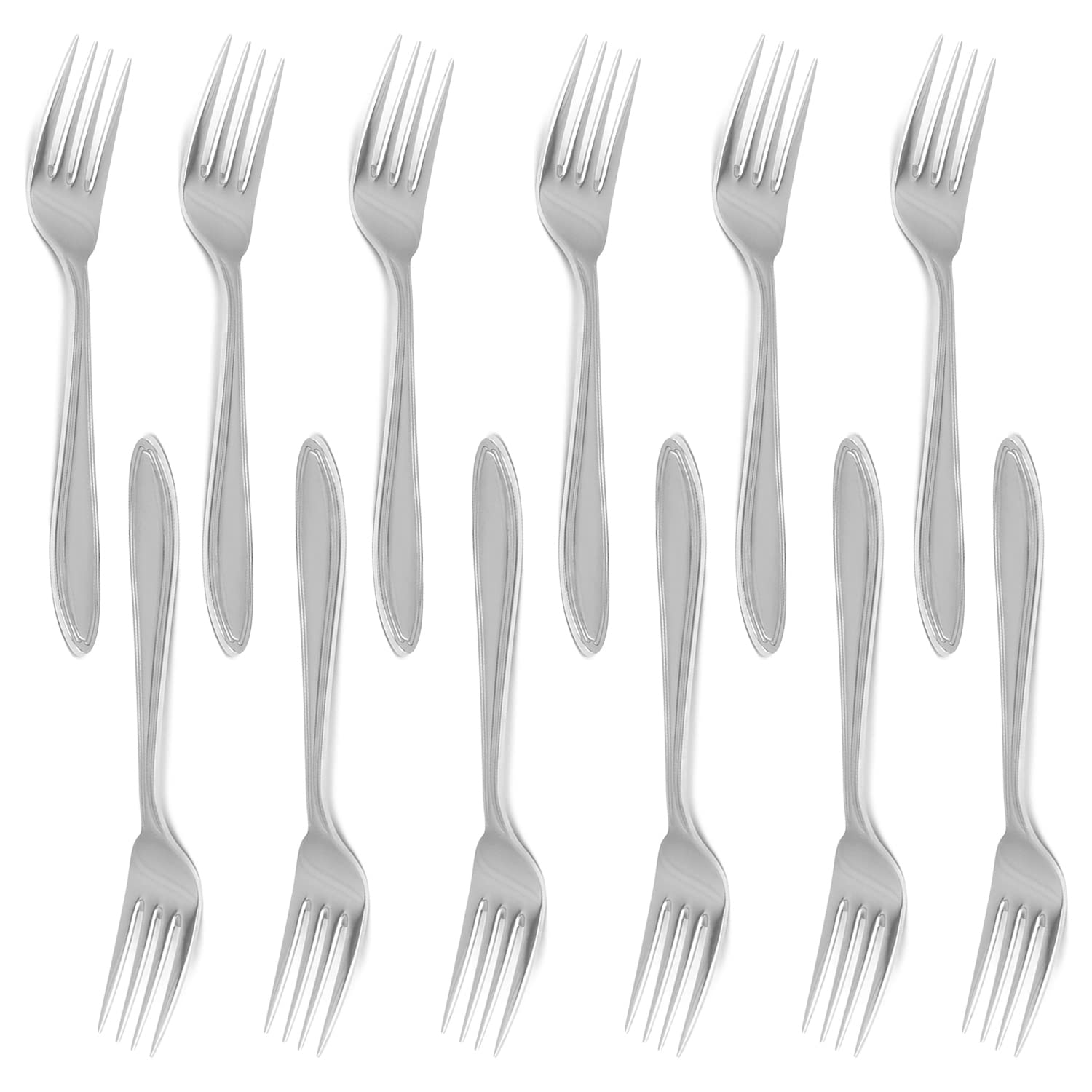 Algopix Similar Product 19 - Royal 12Piece Mini Dessert Forks Set 