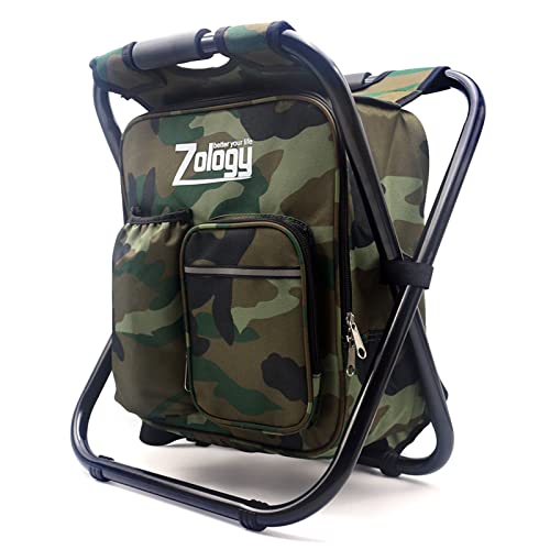 Algopix Similar Product 18 - Zology Folding Camping Chair Stool
