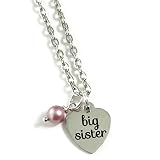 Algopix Similar Product 13 - Big Sister Necklace New Big Sister