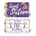 Algopix Similar Product 6 - Purple and Gold Sweet Sixteen 16th