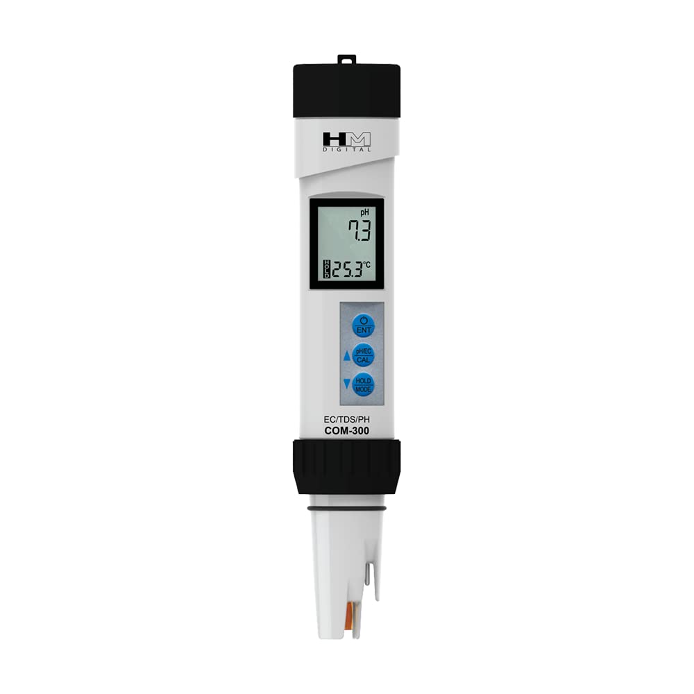 Algopix Similar Product 15 - HM Digital Com-300 Ph/Tds/EC/Temp Meter