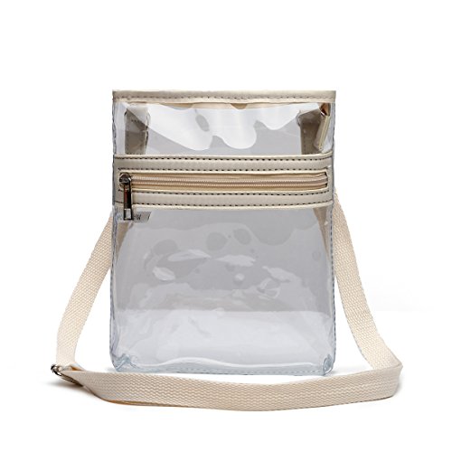 Algopix Similar Product 12 - Small Clear Crossbody Messenger Bag