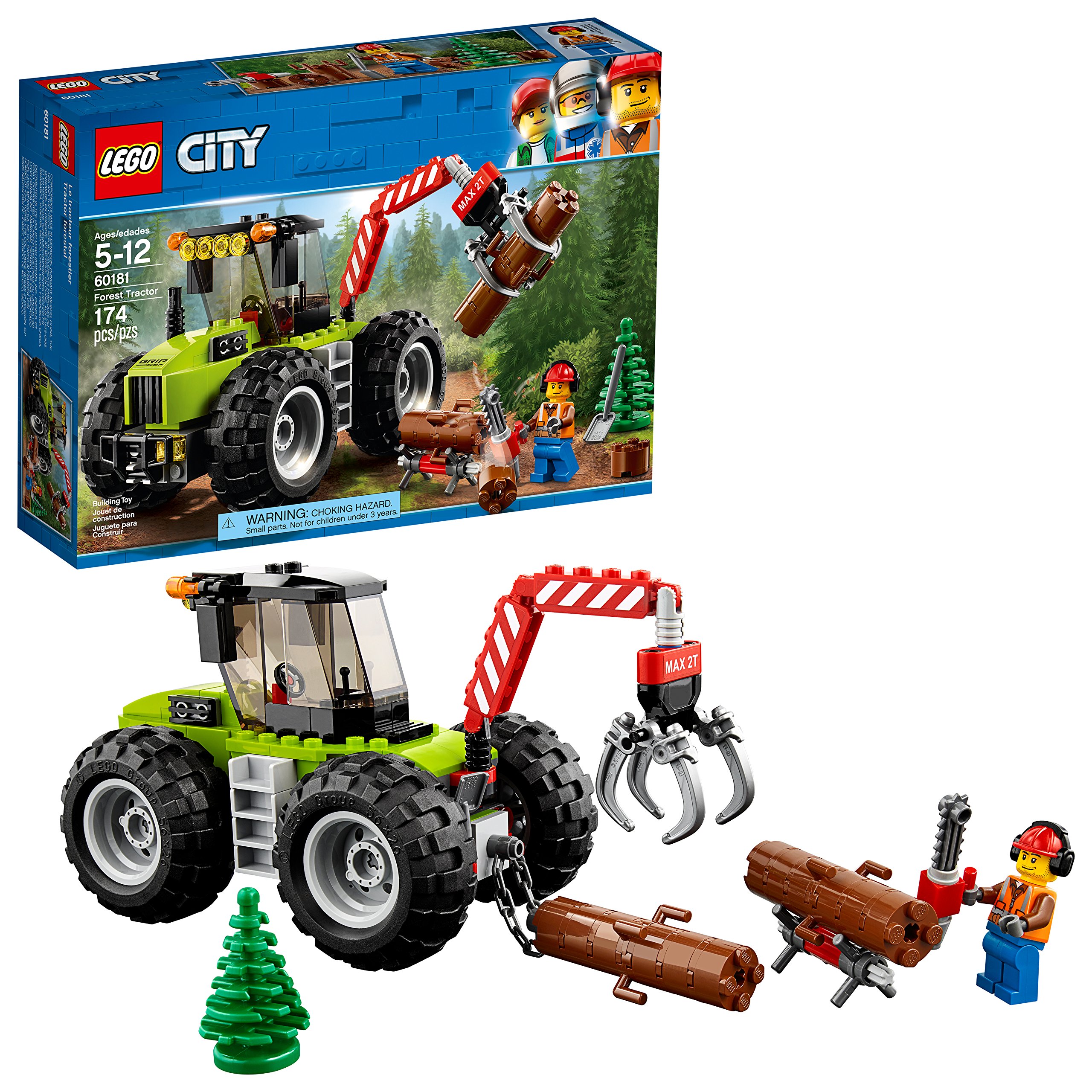 Algopix Similar Product 8 - LEGO City Forest Tractor 60181 Building