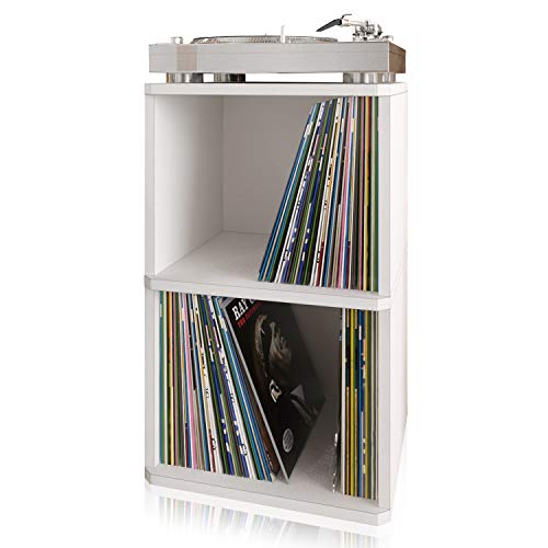 Algopix Similar Product 3 - Way Basics Vintage Vinyl Record Cube