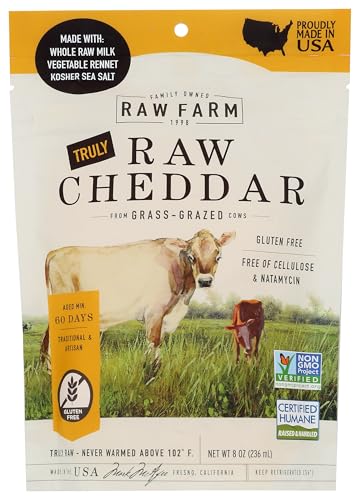 Algopix Similar Product 11 - ORGANIC PASTURE CHEESE-ORG-CHEDDAR-RAW