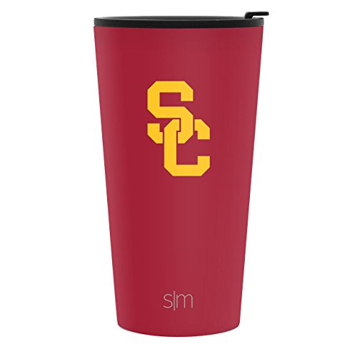 Algopix Similar Product 3 - Simple Modern 16oz Pint Tumbler  USC