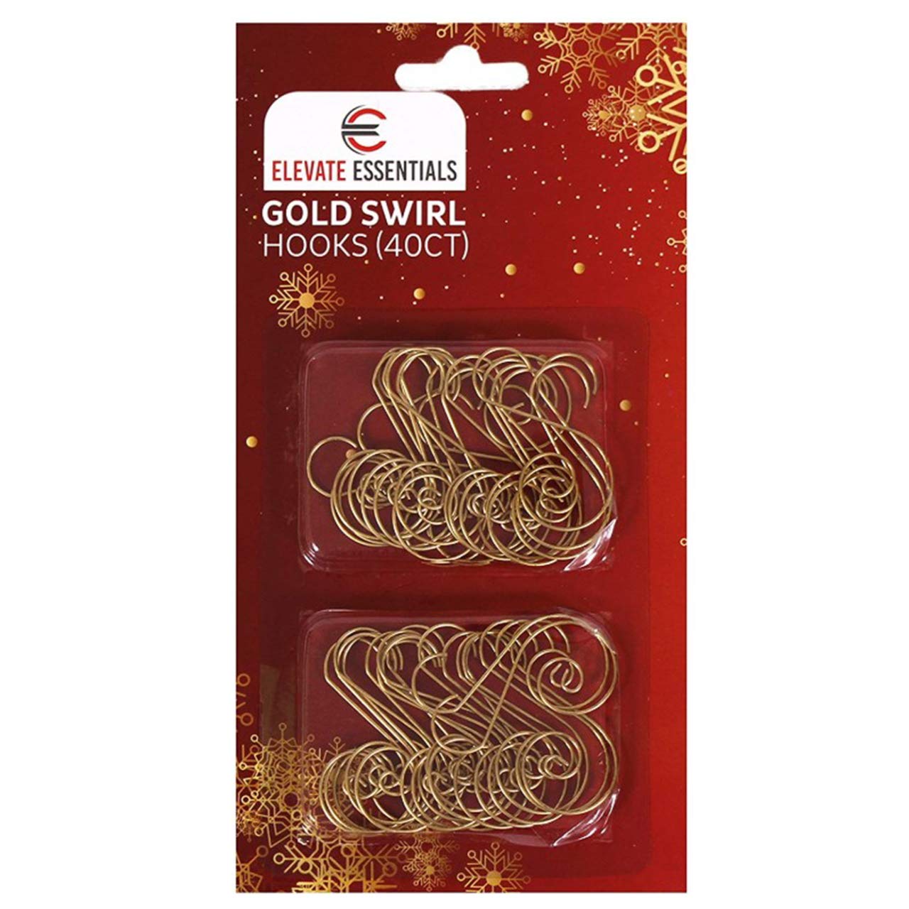 Algopix Similar Product 4 - Elevate Essentials Swirl Hooks  Gold
