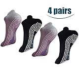 Algopix Similar Product 7 - Non Slip Yoga Socks with Grips
