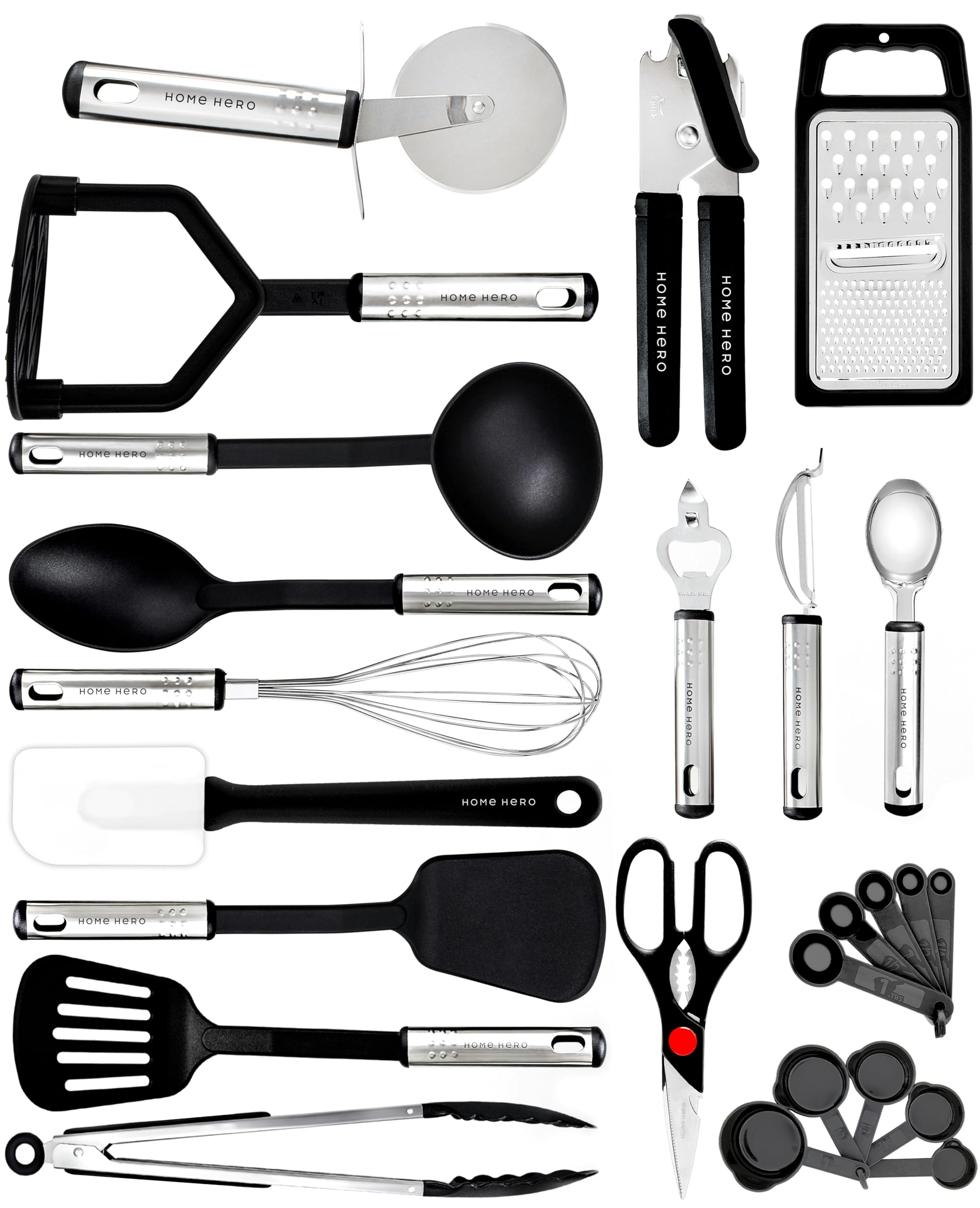Algopix Similar Product 19 - Home Hero Silicone Spatula Set with