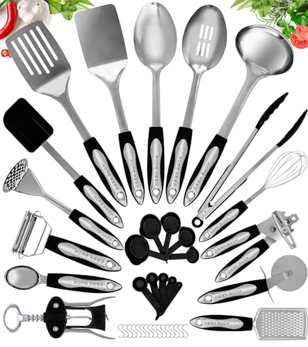 Algopix Similar Product 3 - Home Hero 41 Pcs Stainless Steel