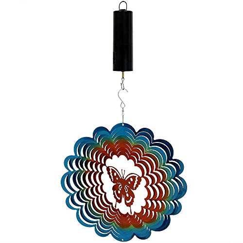 Algopix Similar Product 1 - Sunnydaze Reflective 3D Whirligig